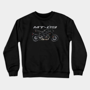 Yamaha MT-09 19 black, sl Crewneck Sweatshirt